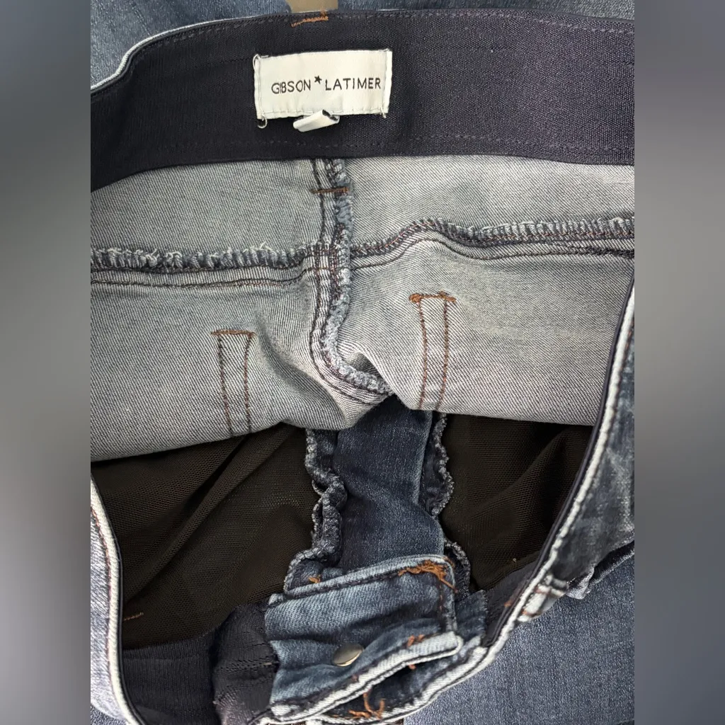 Gibson Latimer Blue Skinny Jeans Size 4 Stretch Denim(A260) - Image 7