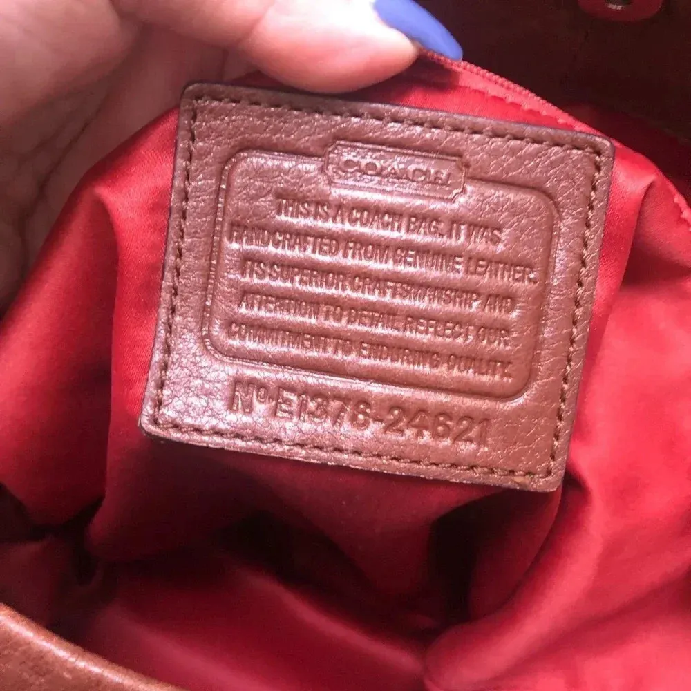 COACH PHOEBE LEATHER SHOULDER BAG - Image 7