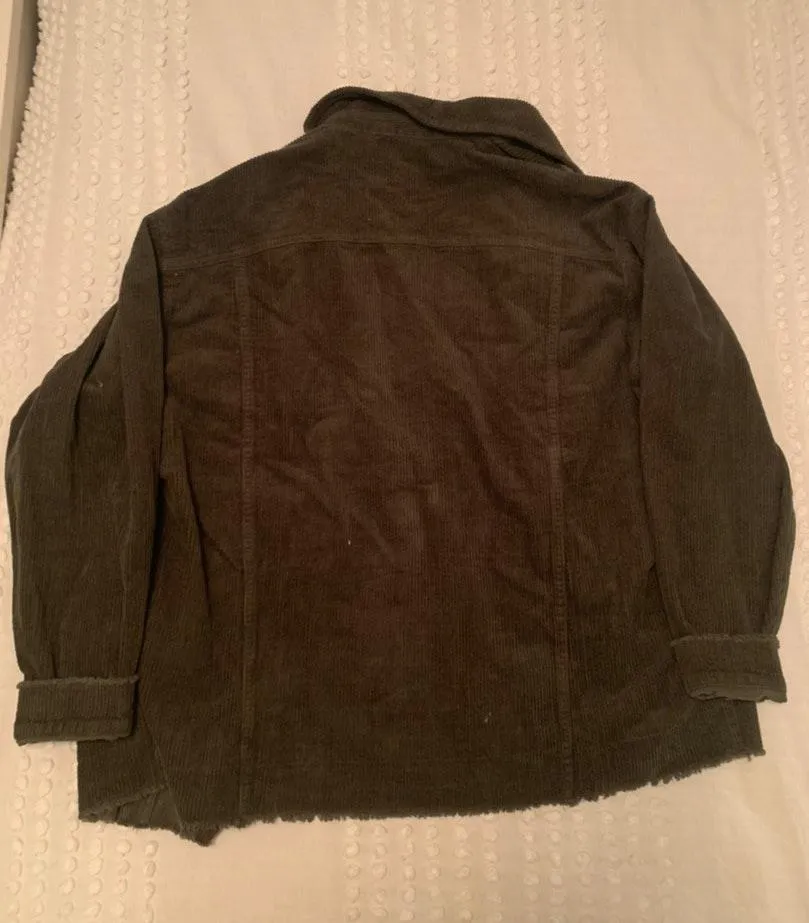 Green Corduroy Jacket Size L - Image 3