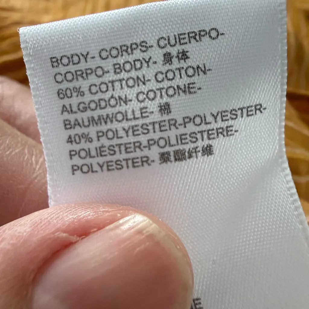 Urban Outfitters Mustard Striped Shirt Women’s Button Up Cover Up Size Large - Image 8