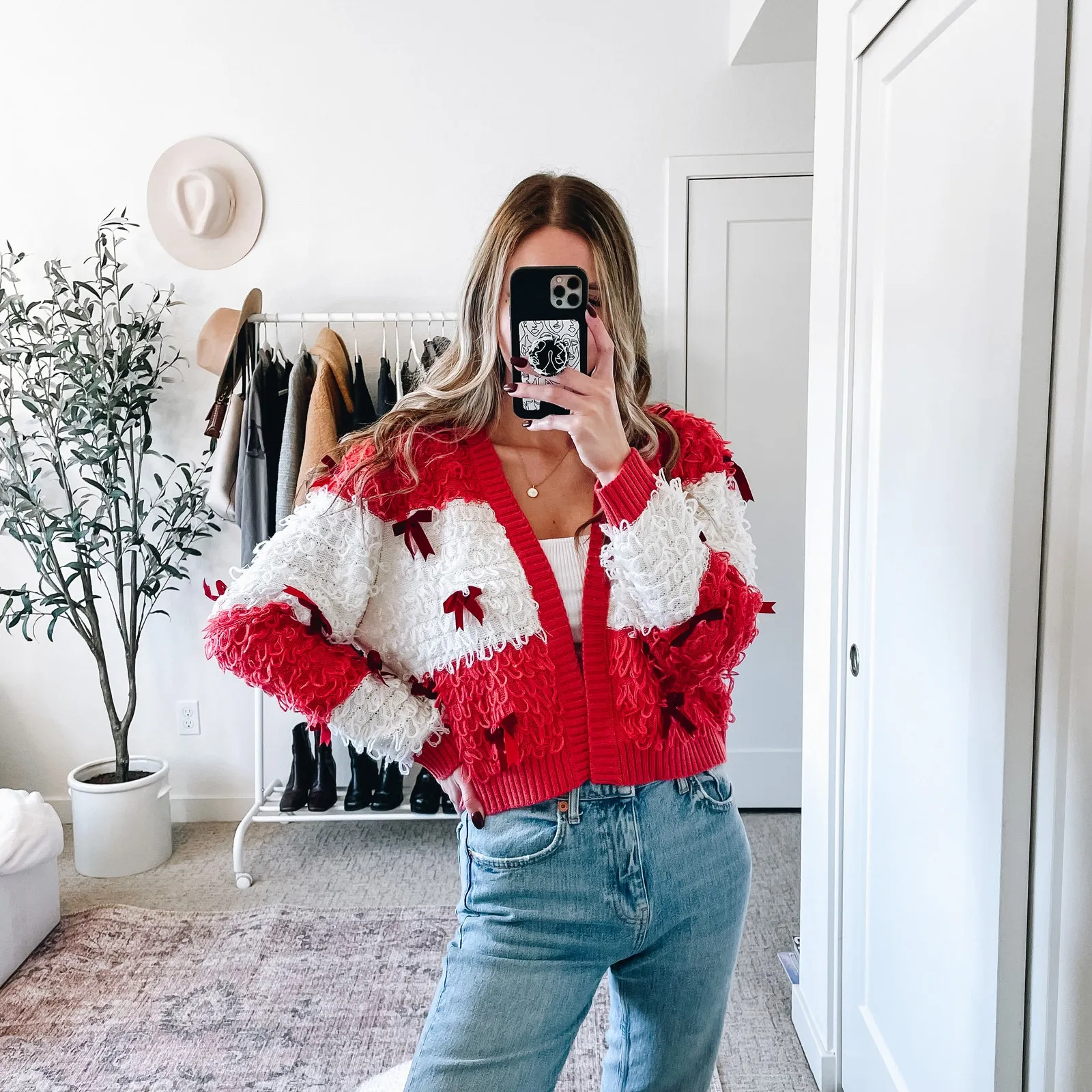 Mighty fine  Bow Open Cardigan Sweater - Image 13