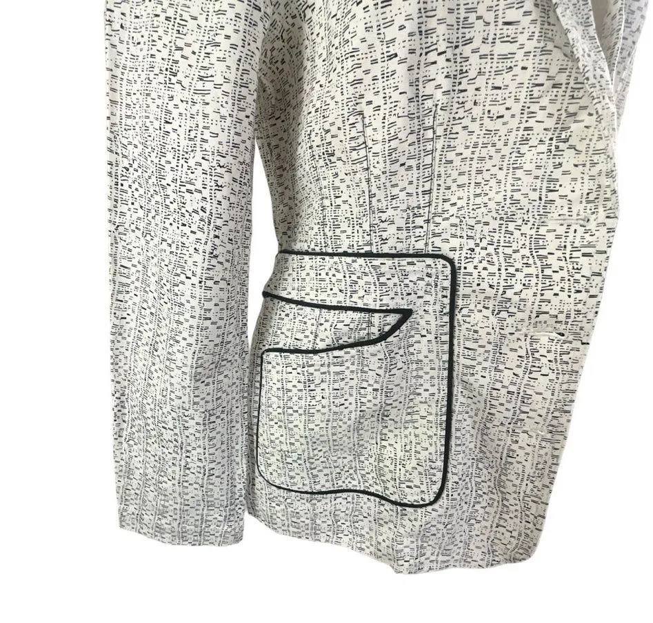 Cabi Black and White Carol Anderson By Invitation Code Blazer Jacket Nwt - Image 8