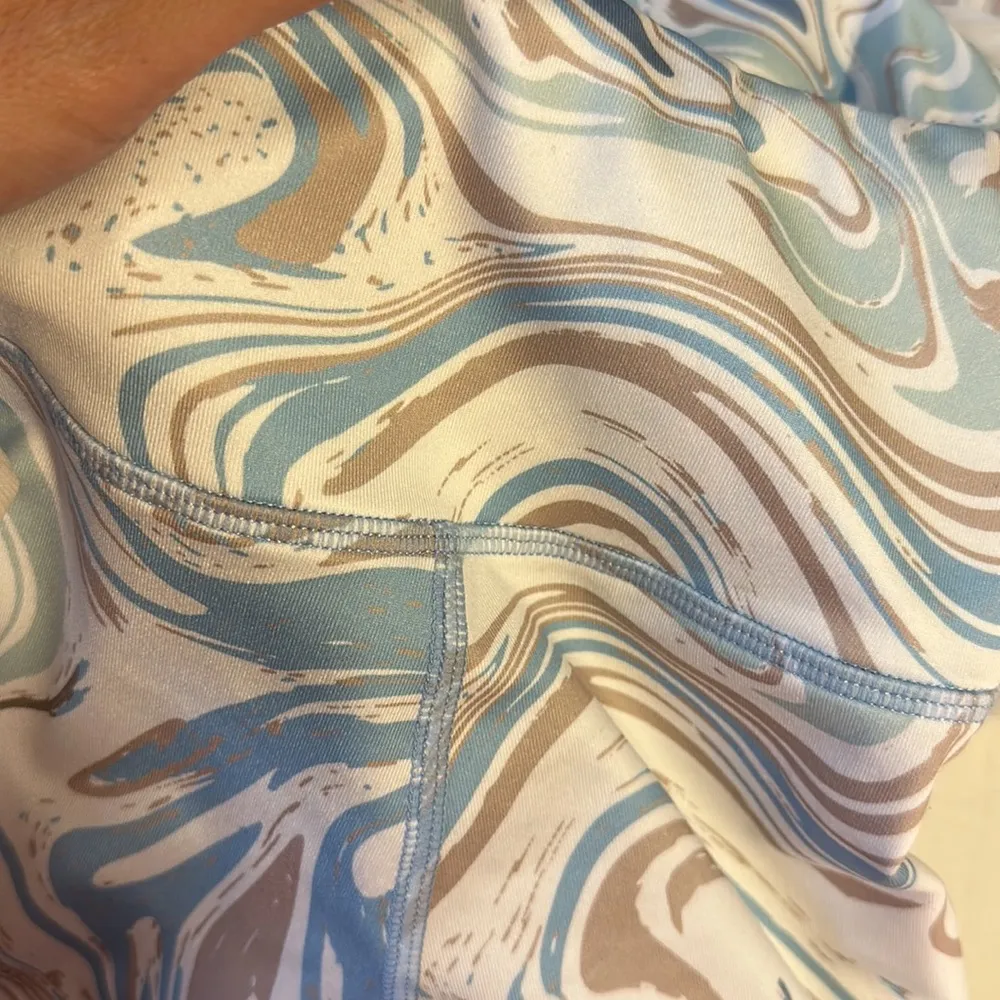 La+image fashion leggings Blue - Image 4