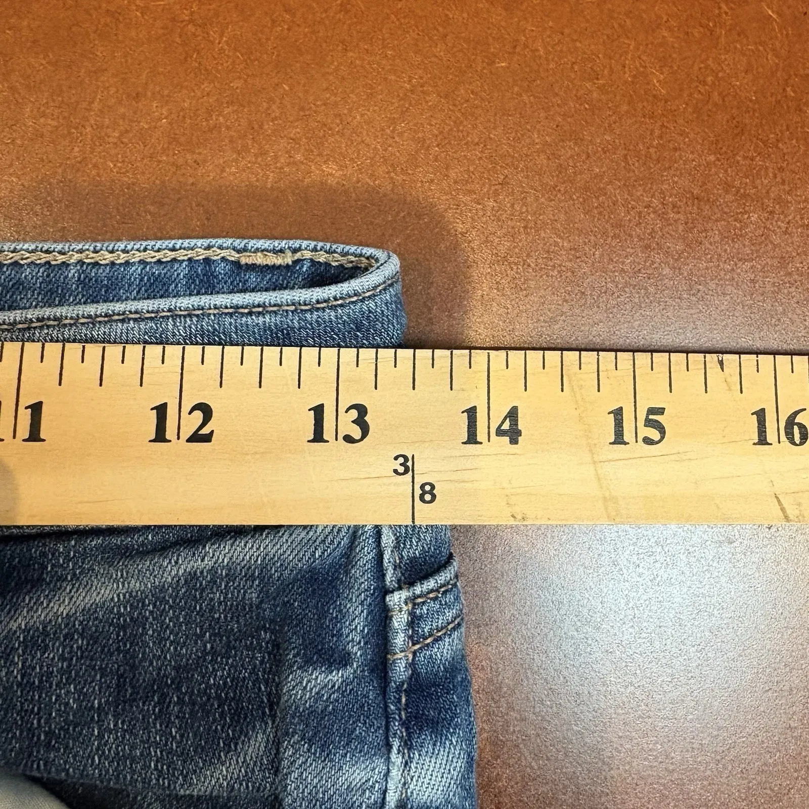 Paige Jeans Womens 27 Blue Hoxton Ankle Skinny Mid Rise Raw Hem Stretch Denim - Image 7