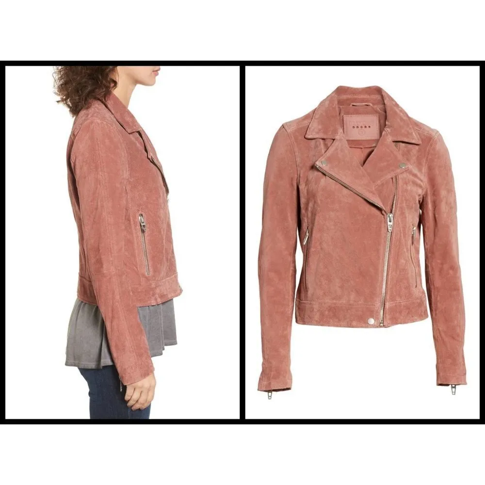 💕BLANKNYC💕 Suede Moto Jacket ~ Coral Cedar - Image 7