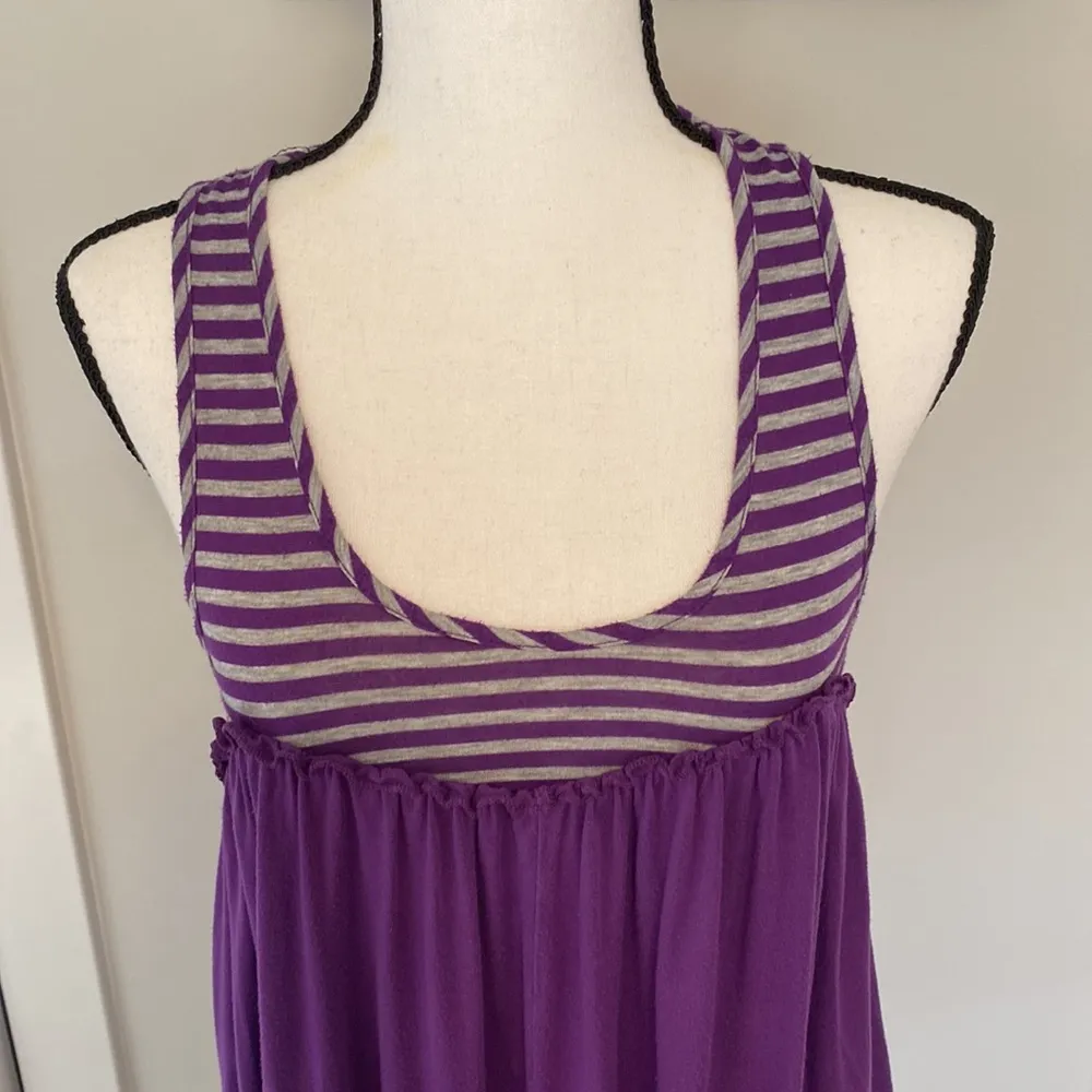 Altar’s State|| Purple/grey razorback tank babydoll dress. - Image 2