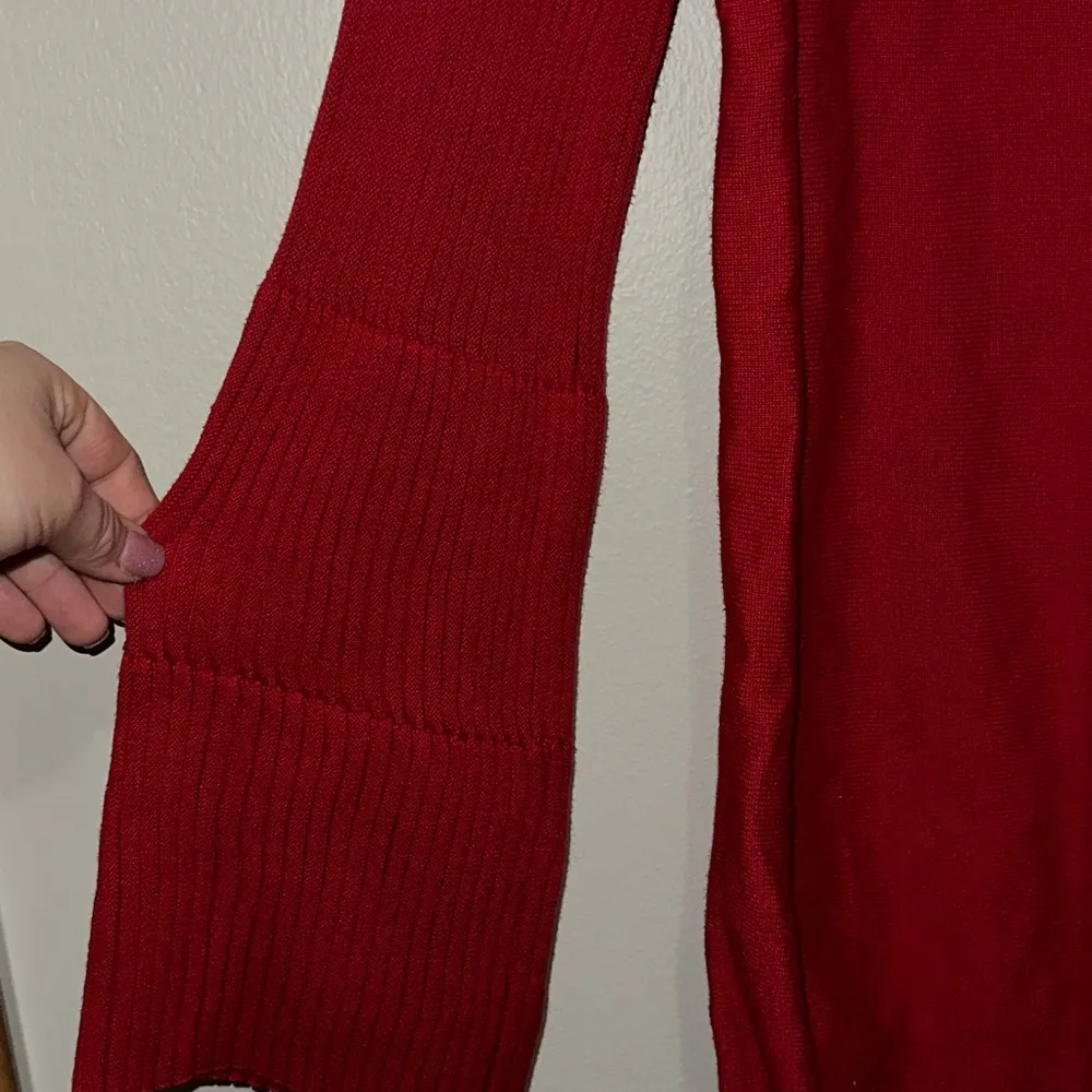 Vince Camuto Crew Neck Bell Sleeve Winter Sweater - Image 4