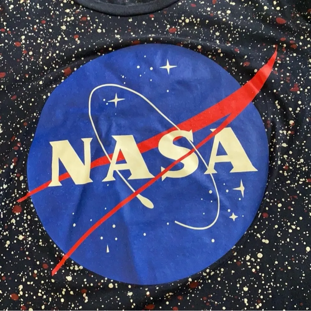 NASA Blue Paint Splatter Tee Size Small - Image 4