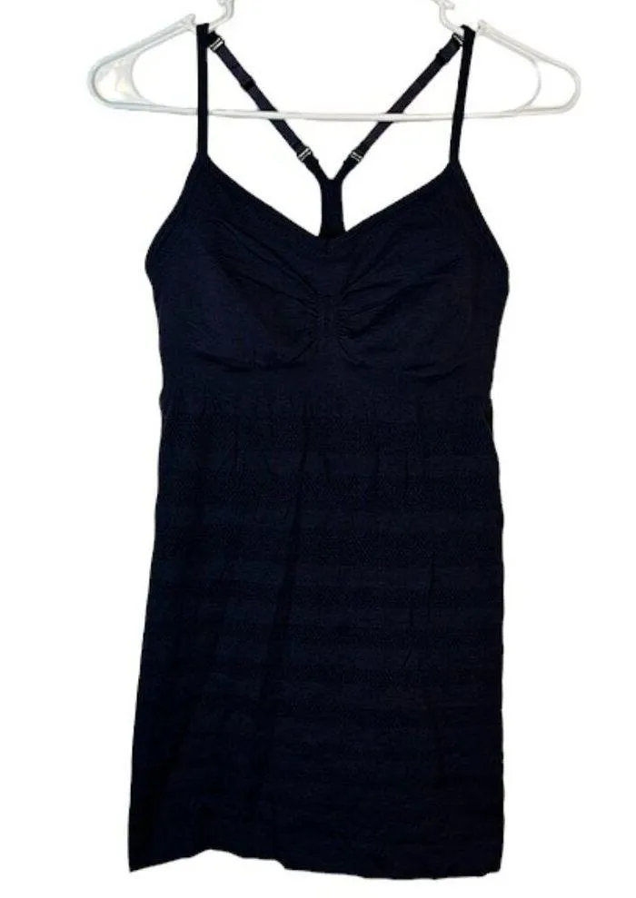 Lululemon Ebb & Flow Yoga Tank Top Deep Indigo Navy Blue Size 6 EUC #0590-OC - Image 2