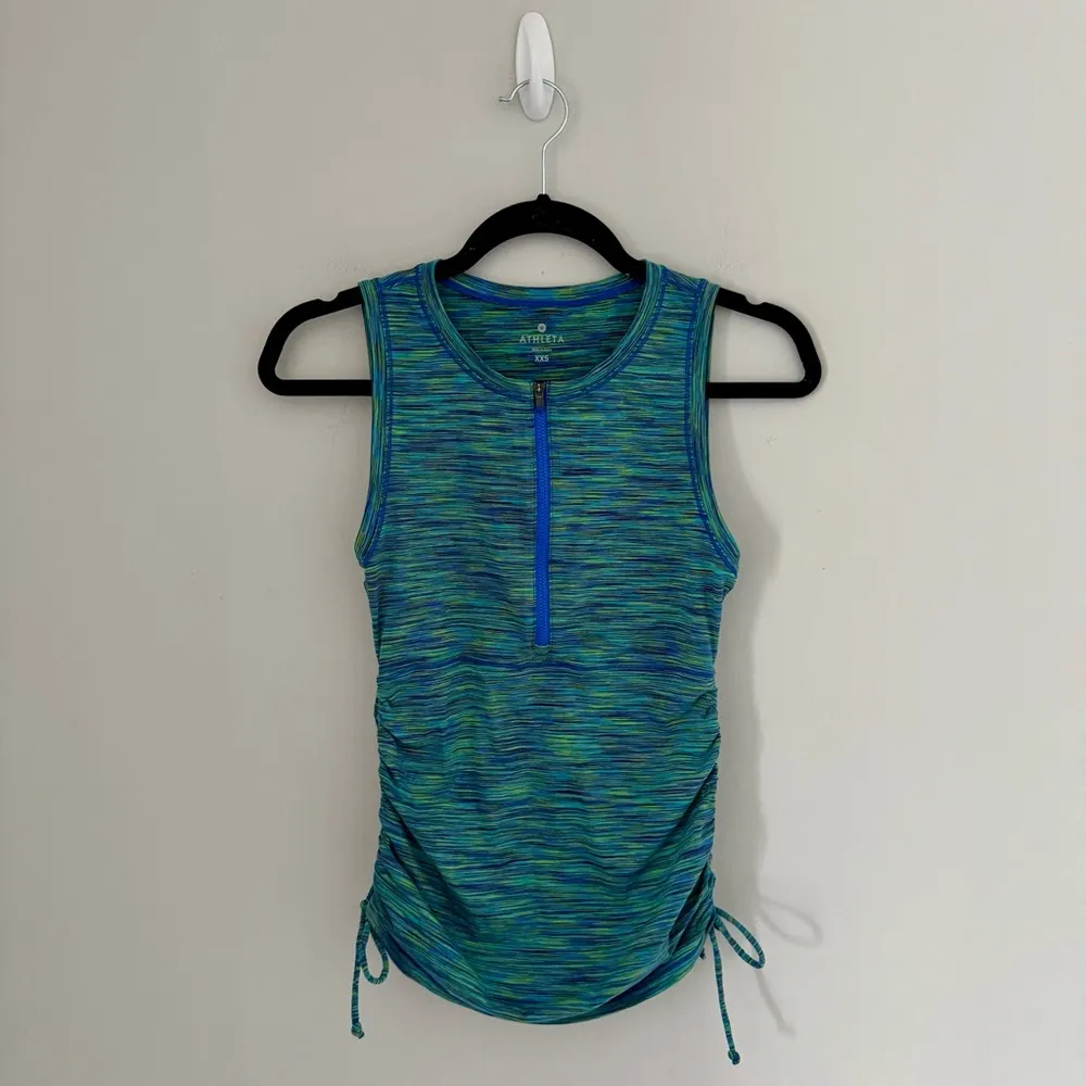 Athleta Paddleout Space Dye Rashguard Swim Tank Top - Image 2