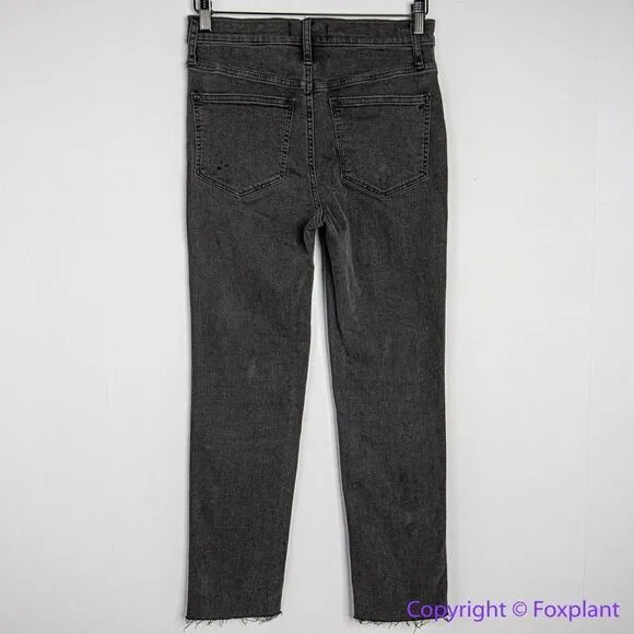 Madewell Stovepipe Jeans in Banberry Wash: Raw-Hem Edition,‎ 26 - Image 9