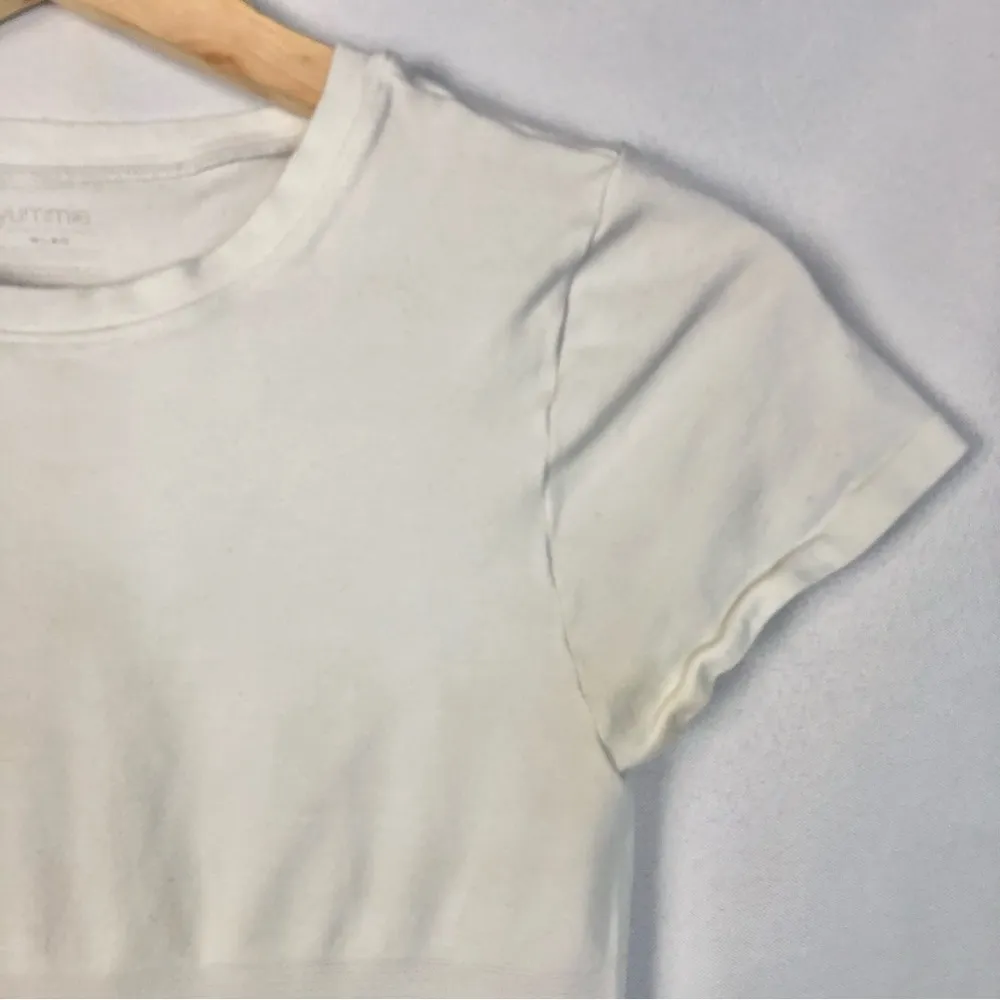 Yummie White Crewneck Short Sleeve Shape Bodysuit M Size M - Image 24