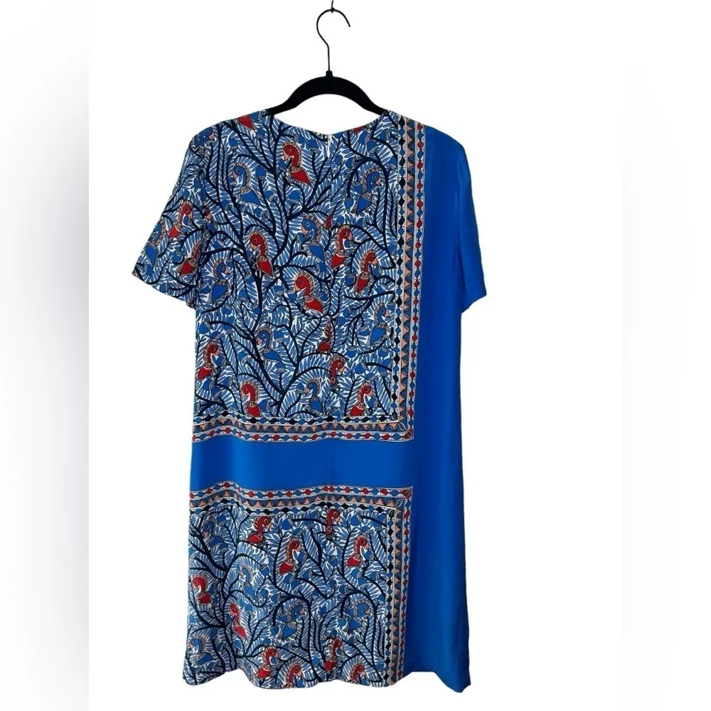 Tory Burch Mallory Something Wild Silk Dress Size 6 - Image 2