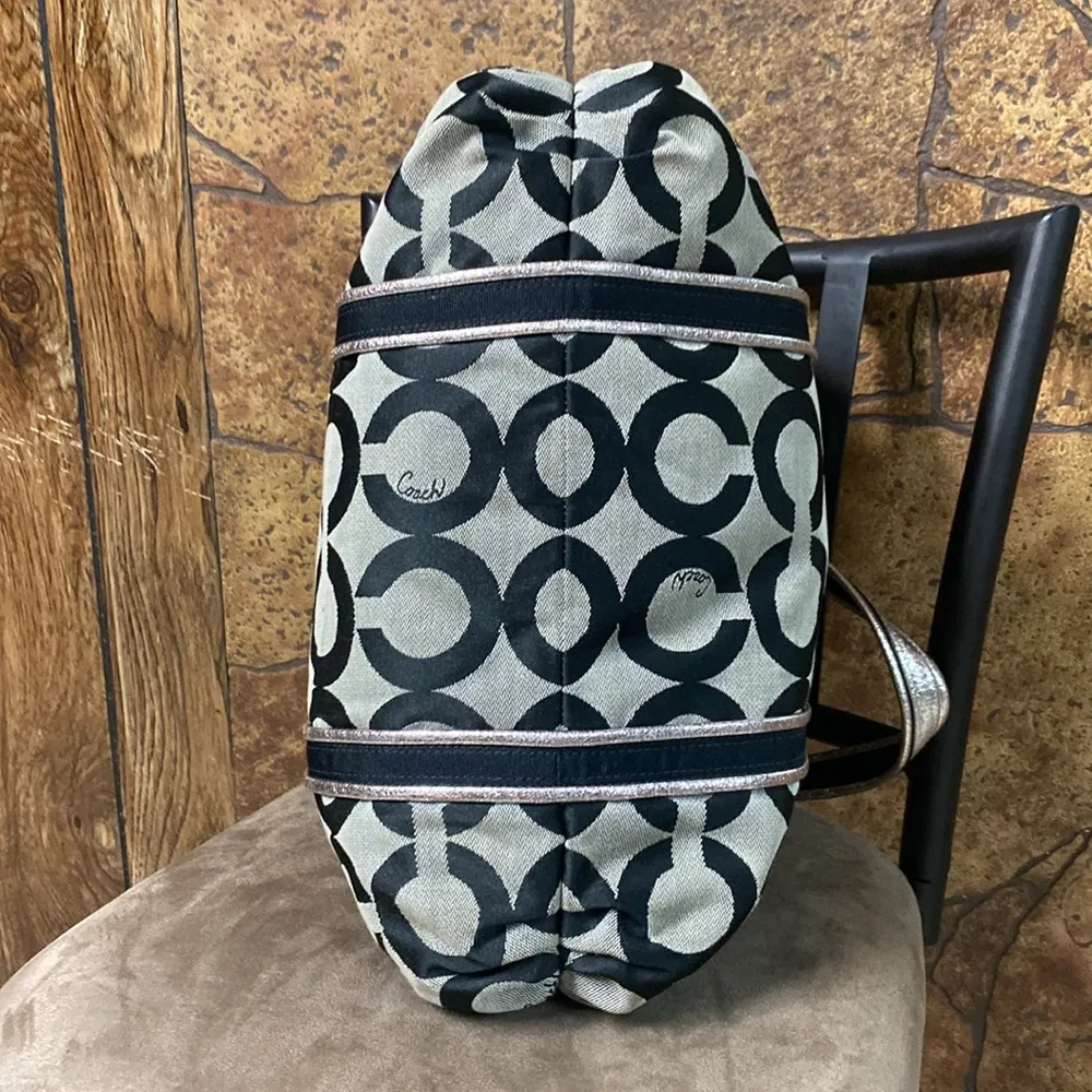 poppy op art glam tote 13826 - Image 7