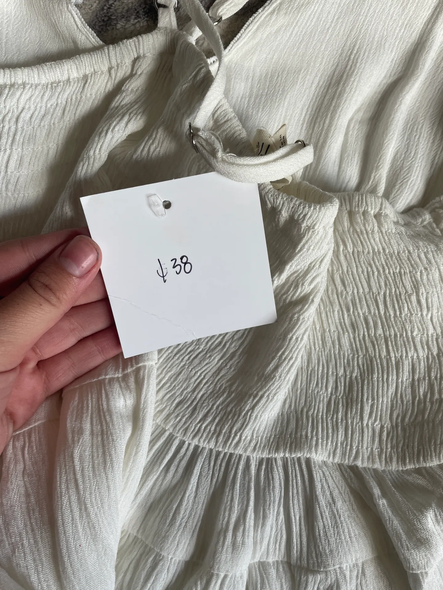 Tank Top To Die For White Size M - Image 5