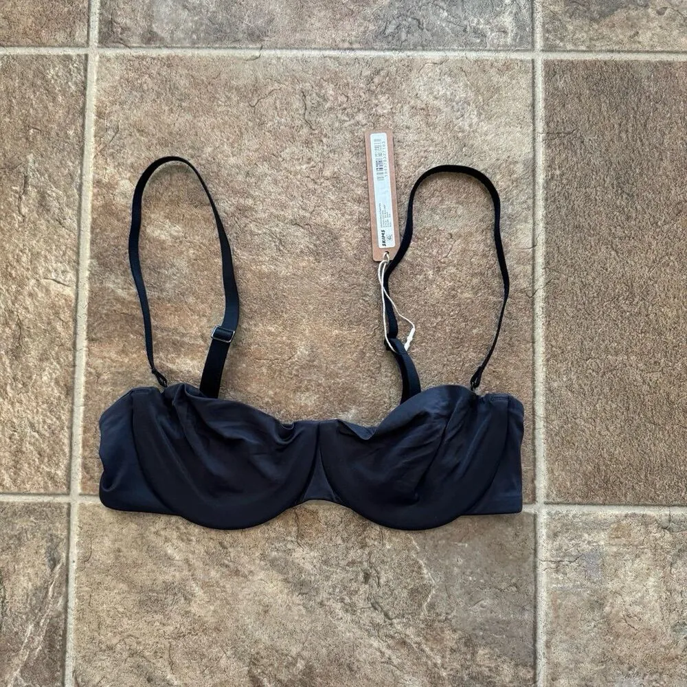 Skims Smoothing Intimates Unlined Strapless Bra Onyx Size 32A - Image 5