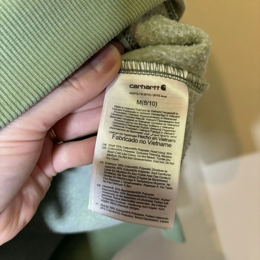 Carhartt  102791-G59 Women's M 8-10 Graphic Sleeve Pullover Sweatshirt - Image 7