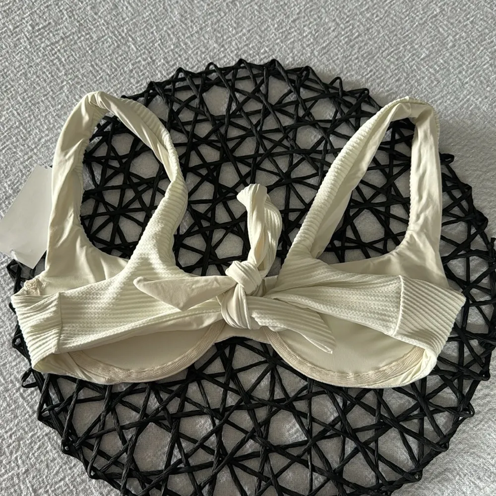 L*Space Eco Chic Repreve® Nikita Bikini Set, White, top Medium bottom sz L, $238 - Image 8