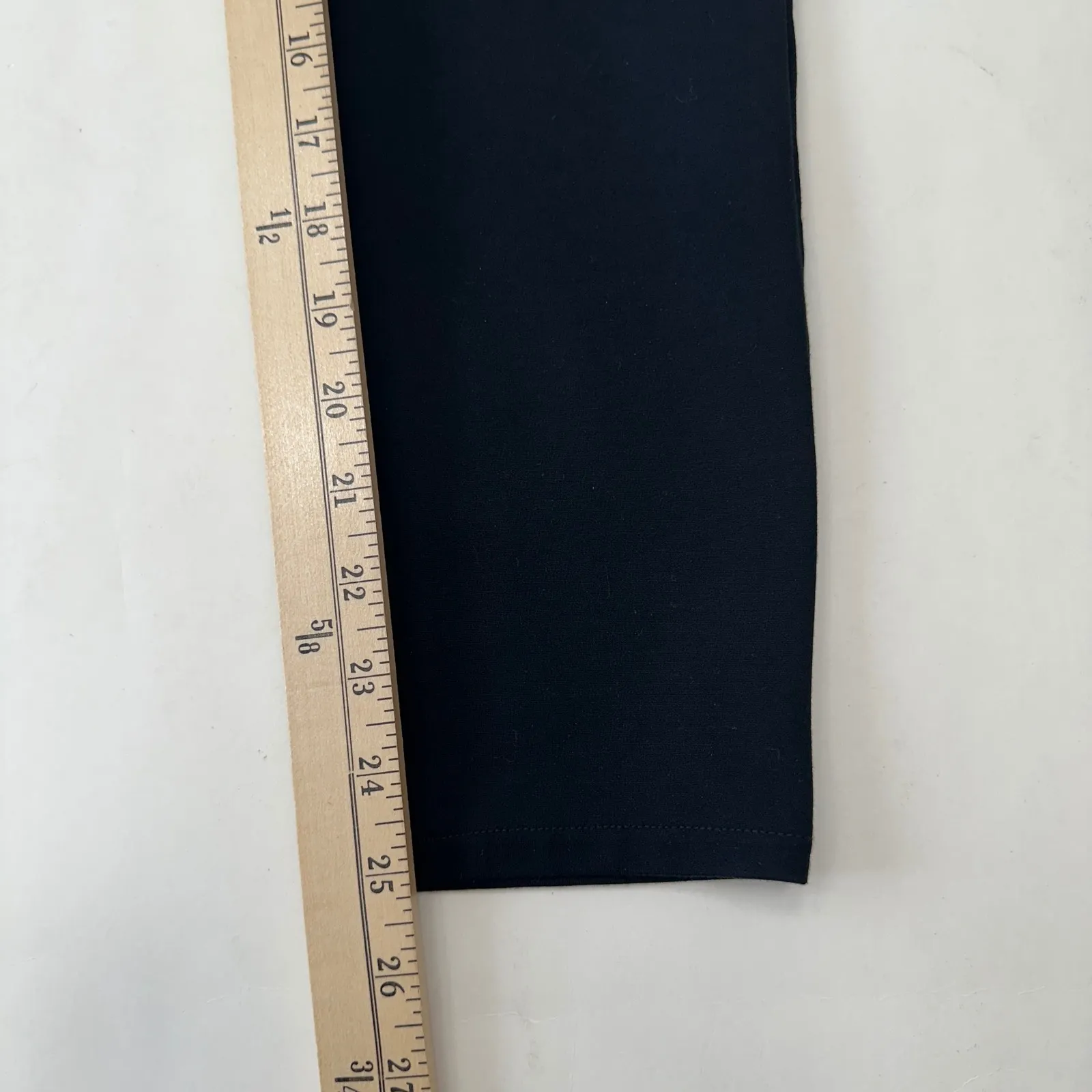 Spanx The Perfect Ponte Cropped Pants Pull‎ On Comfort Stretch Black Women Large - Image 14