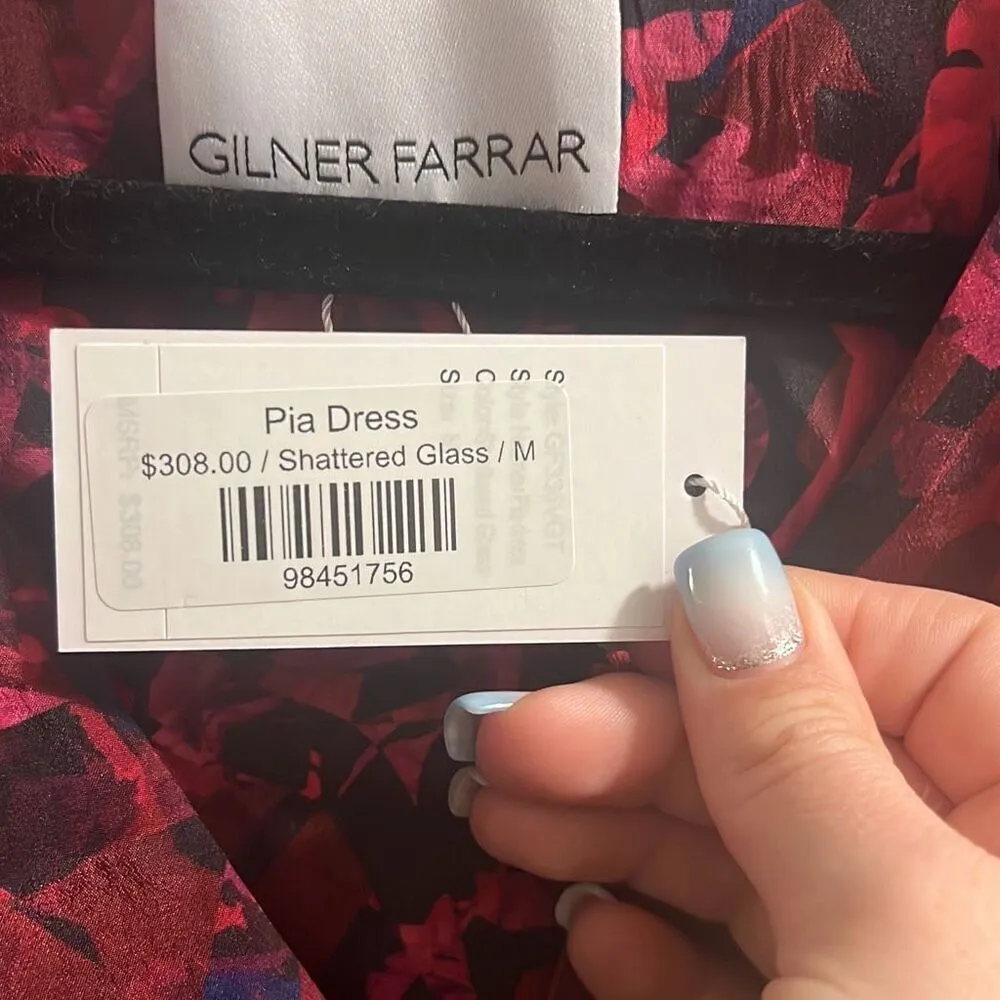 ✨GILNER FARRAR Pia Sz Medium dress in Shattered glass✨ Pink - Image 5