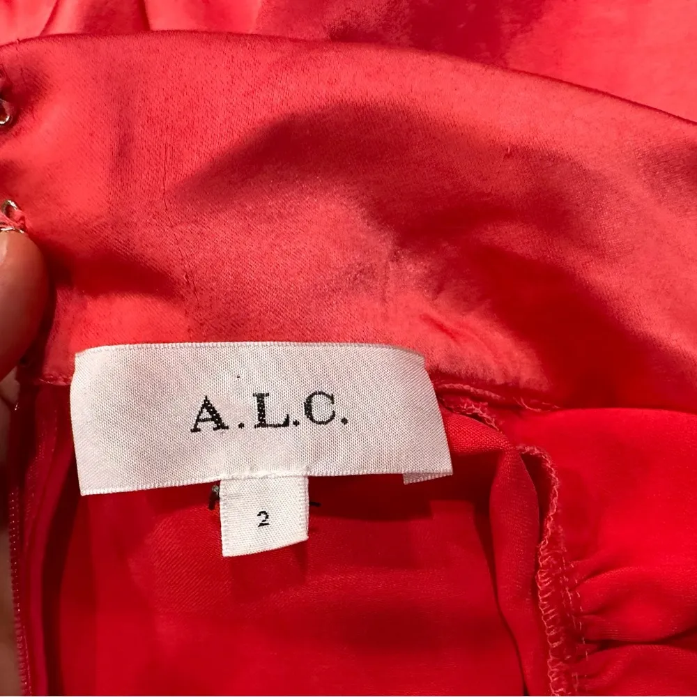 A.L.C. Joss Long Sleeve Ruched Dress 2 NWOT - Image 7