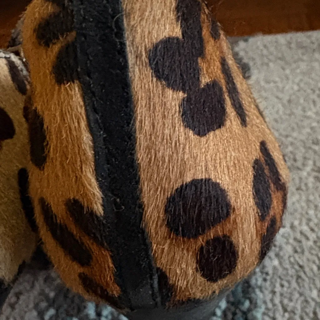 Zara Leopard Print Ankle Booties - Image 13