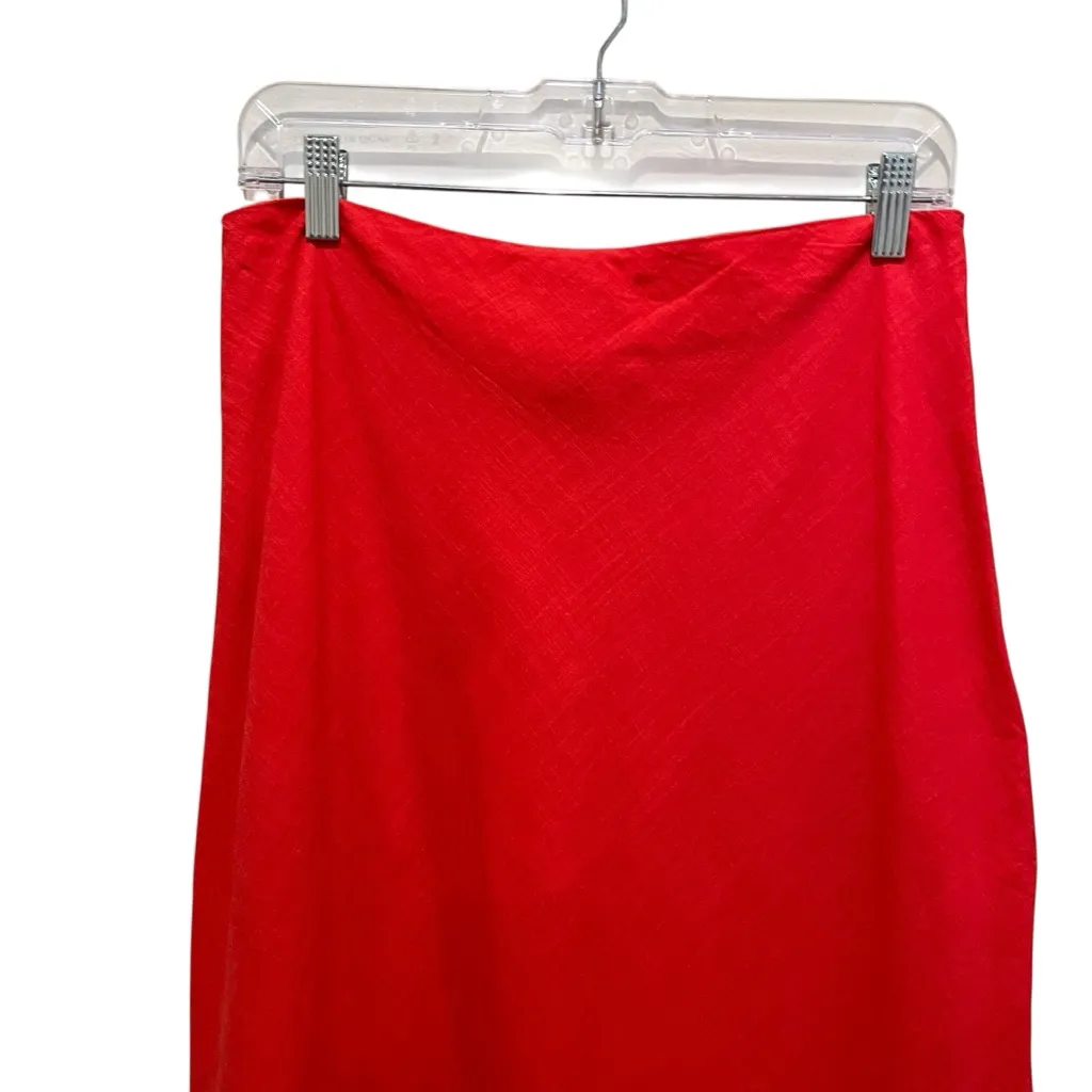 Selfie Leslie Dose of Sunshine Stitch Vest and Skirt Orange Women’s Size Large - Image 10