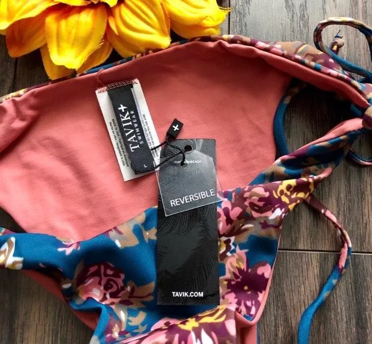 TAVIK  Terrace Floral Bikini Bottom LARGE - Image 6