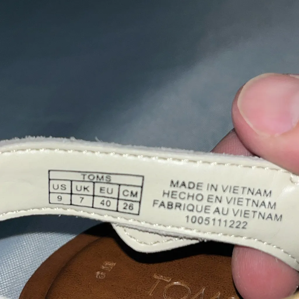 Toms Beige Abstract Cow Print - Image 6