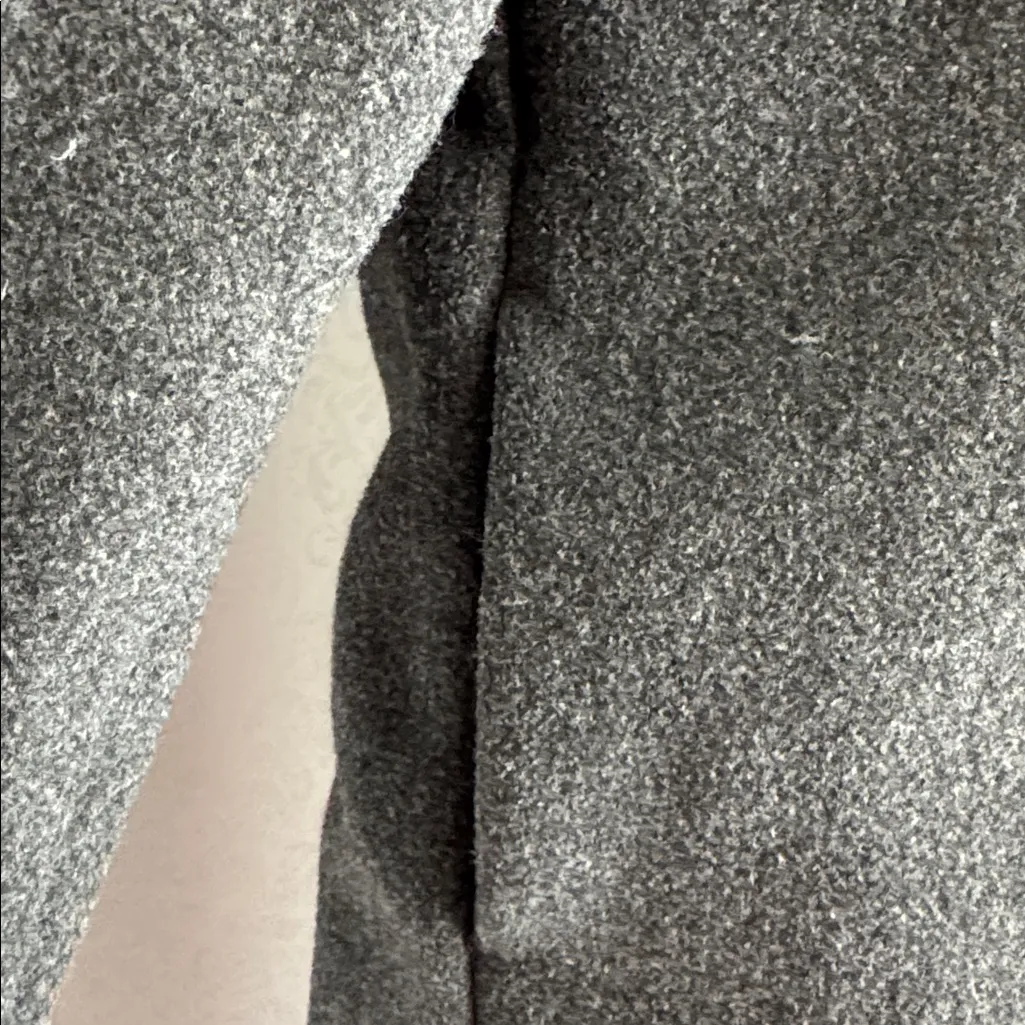 Zara Gray Wool Blend Coat Sz: M - Image 5