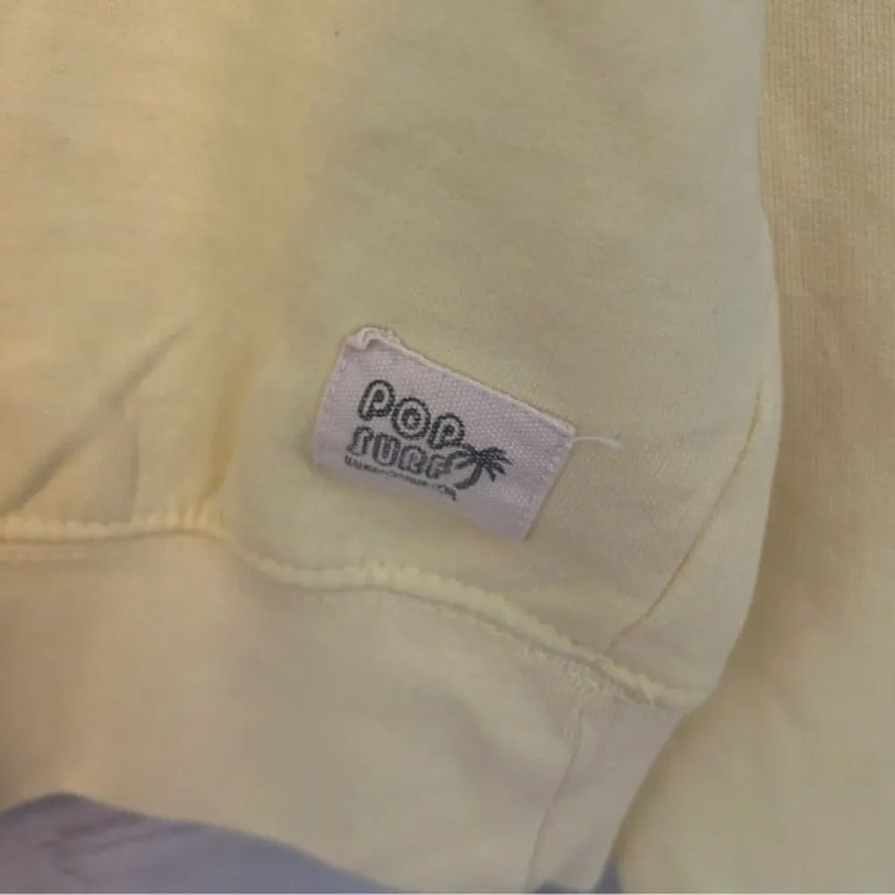 Pop Surf NEW bright yellow unique Minnesota Sweatshirt size Medium ladies - Image 3