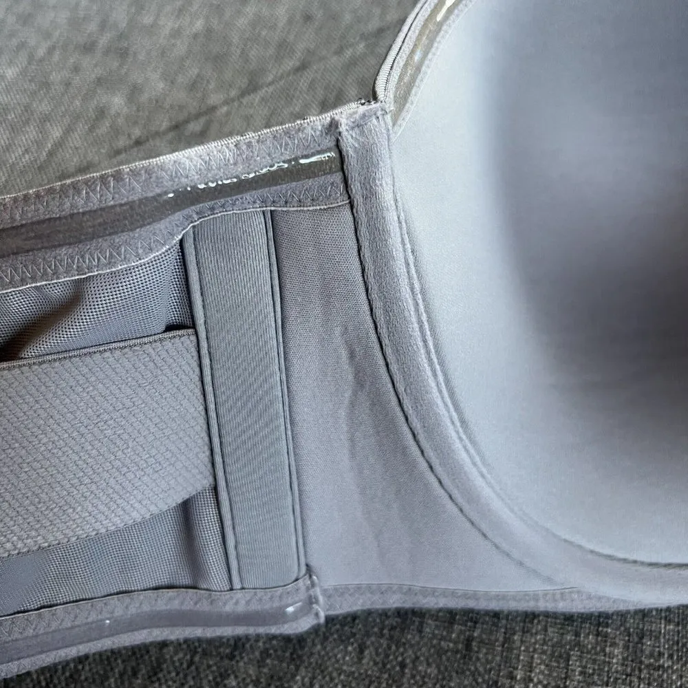 Torrid Bras 46DD 44DD Gray Lace Push Up Multi Way Missing‎ Straps - Image 10