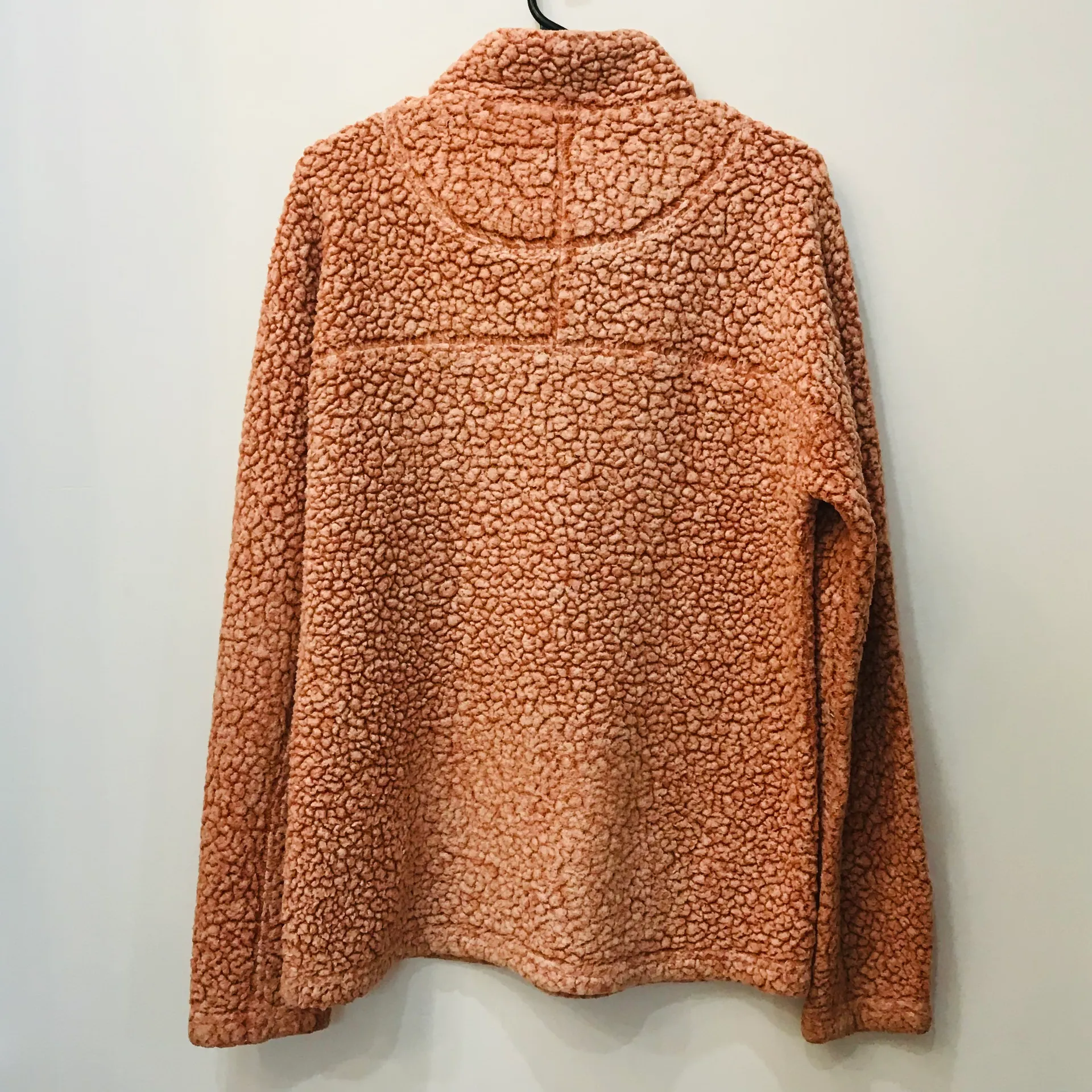 THE ORIGINAL FROSTY TIPPED PILE 1/2 ZIP PULLOVER IN SPICE BY - Image 4