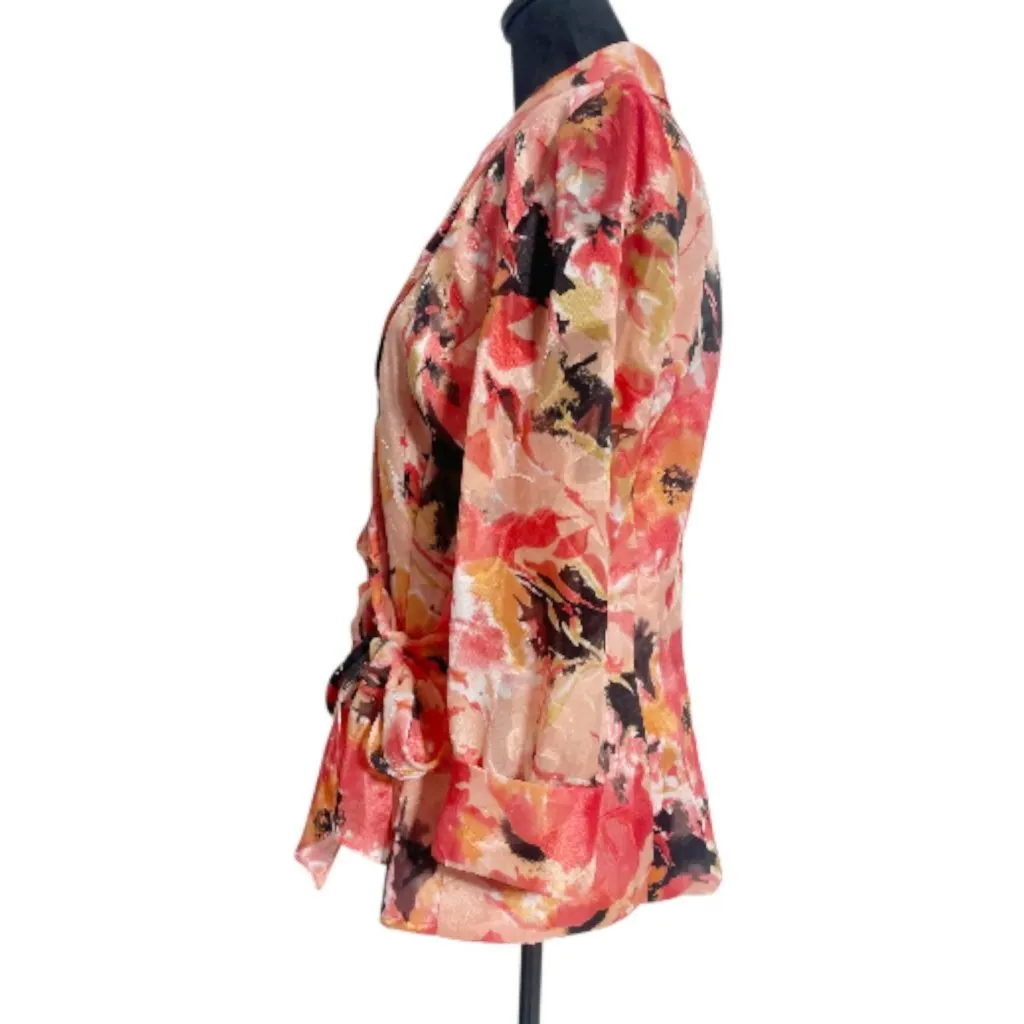 Alex Evenings Size Large  Top Blouse Holidays Formal Evening Party - Image 5