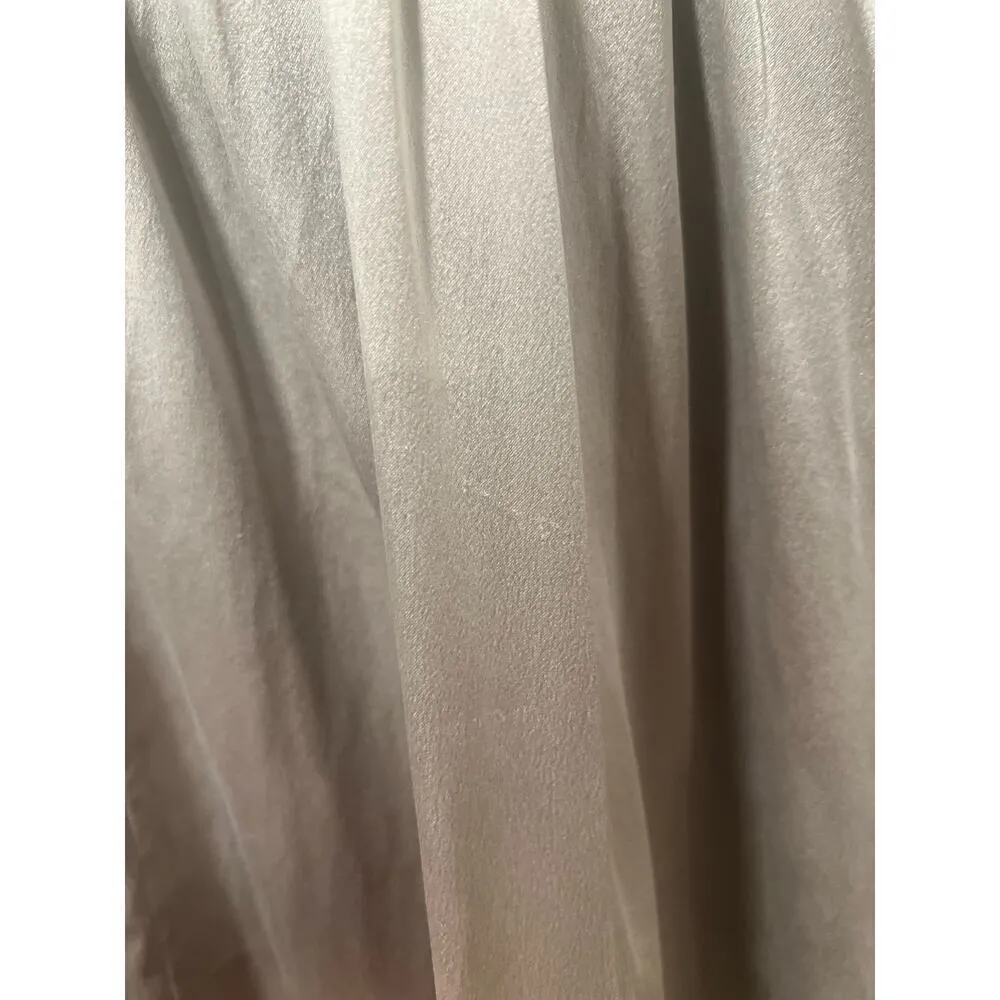 Banana Republic Silk Champagne Mini Slip Dress 4P Wedding Prom Cocktail - Image 5