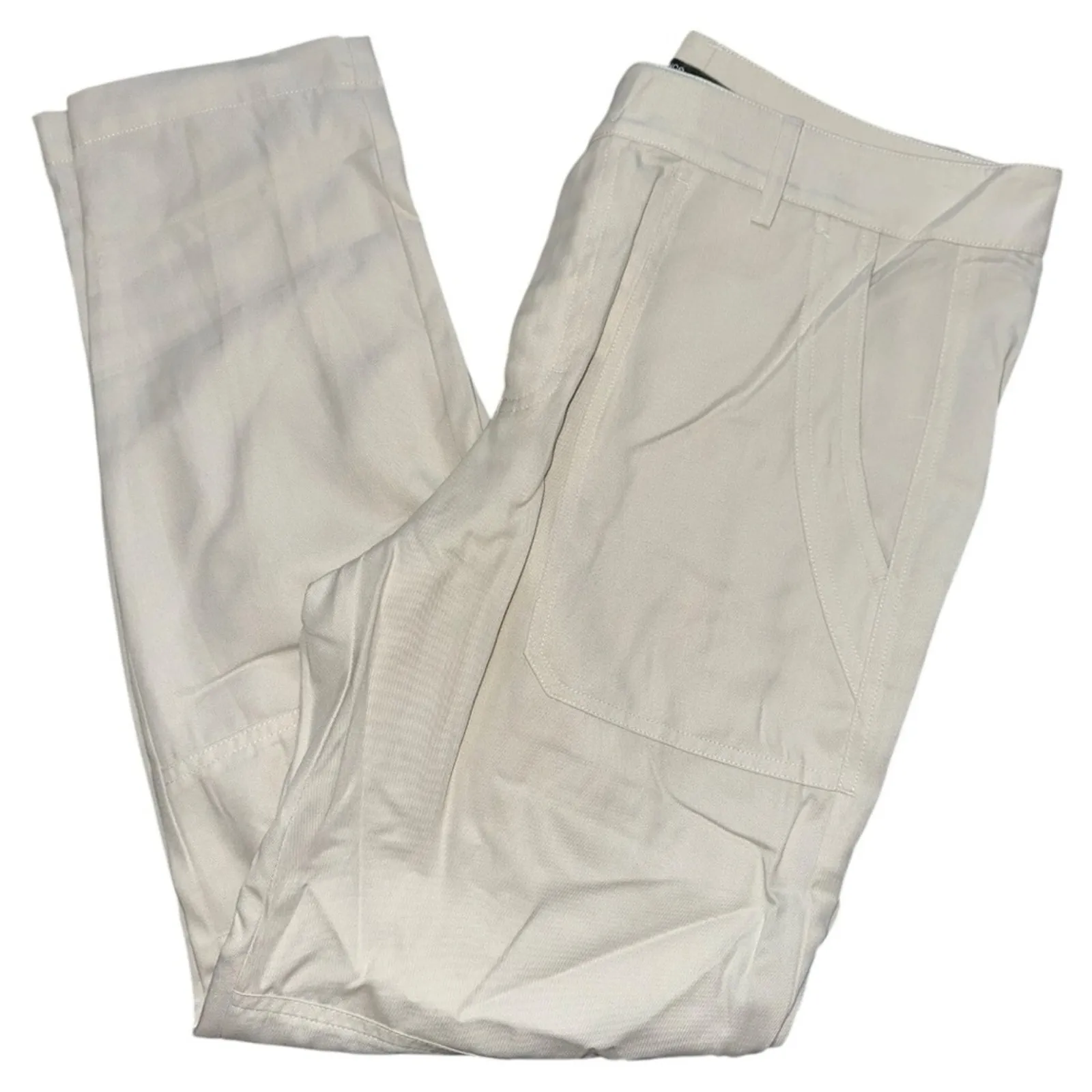 Vince NWT Women’s Size 10 Chalk Cream Tailored High Rise Trousers Pants - Image 3