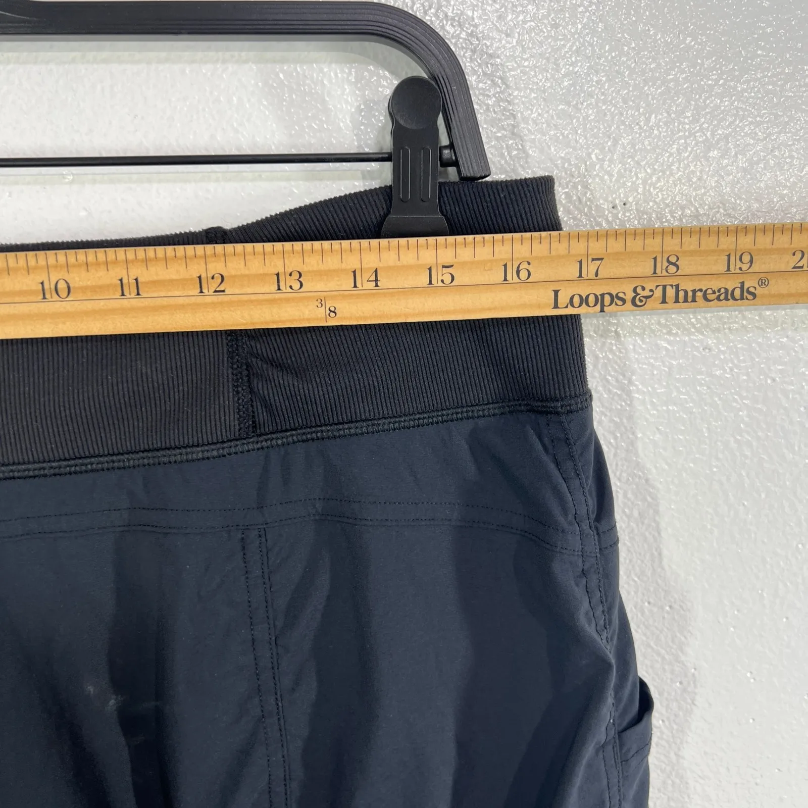 prAna Black Active Skort L | Built-In Shorts | Hiking Travel‎ Athleisure Skirt - Image 9