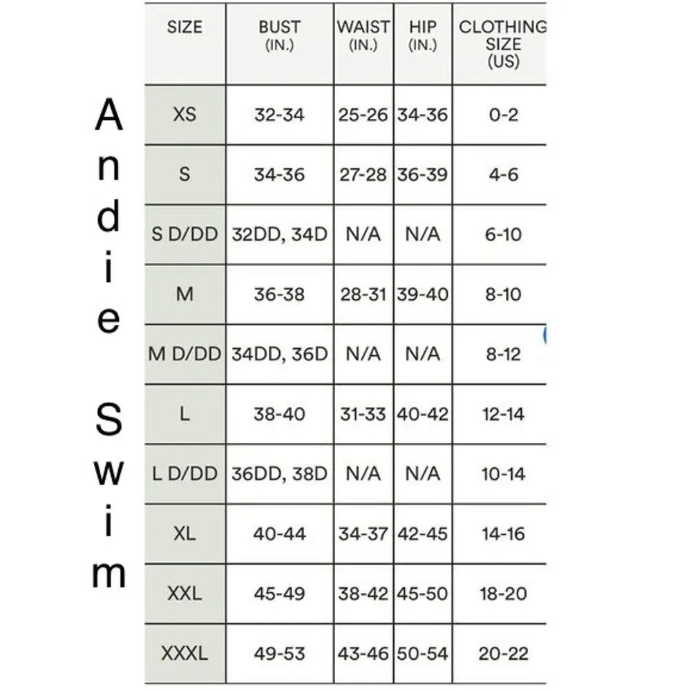 NWT Andie Swim The Bikini Ribbed Bottom Medium Coverage Low Rise M Coco White - Image 10