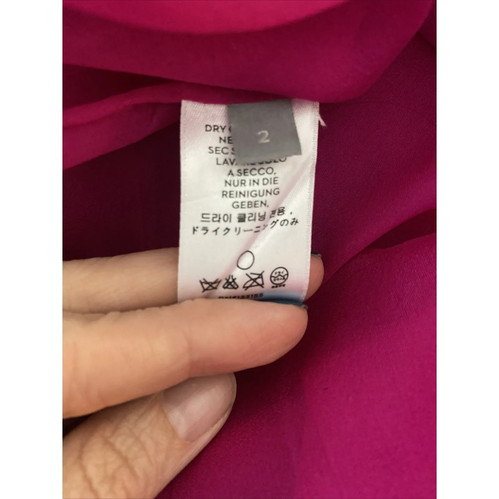 Reed Krakoff Women's 2 Pink Sleeveless Silk Blouse Feminine Career Corp - Image 5