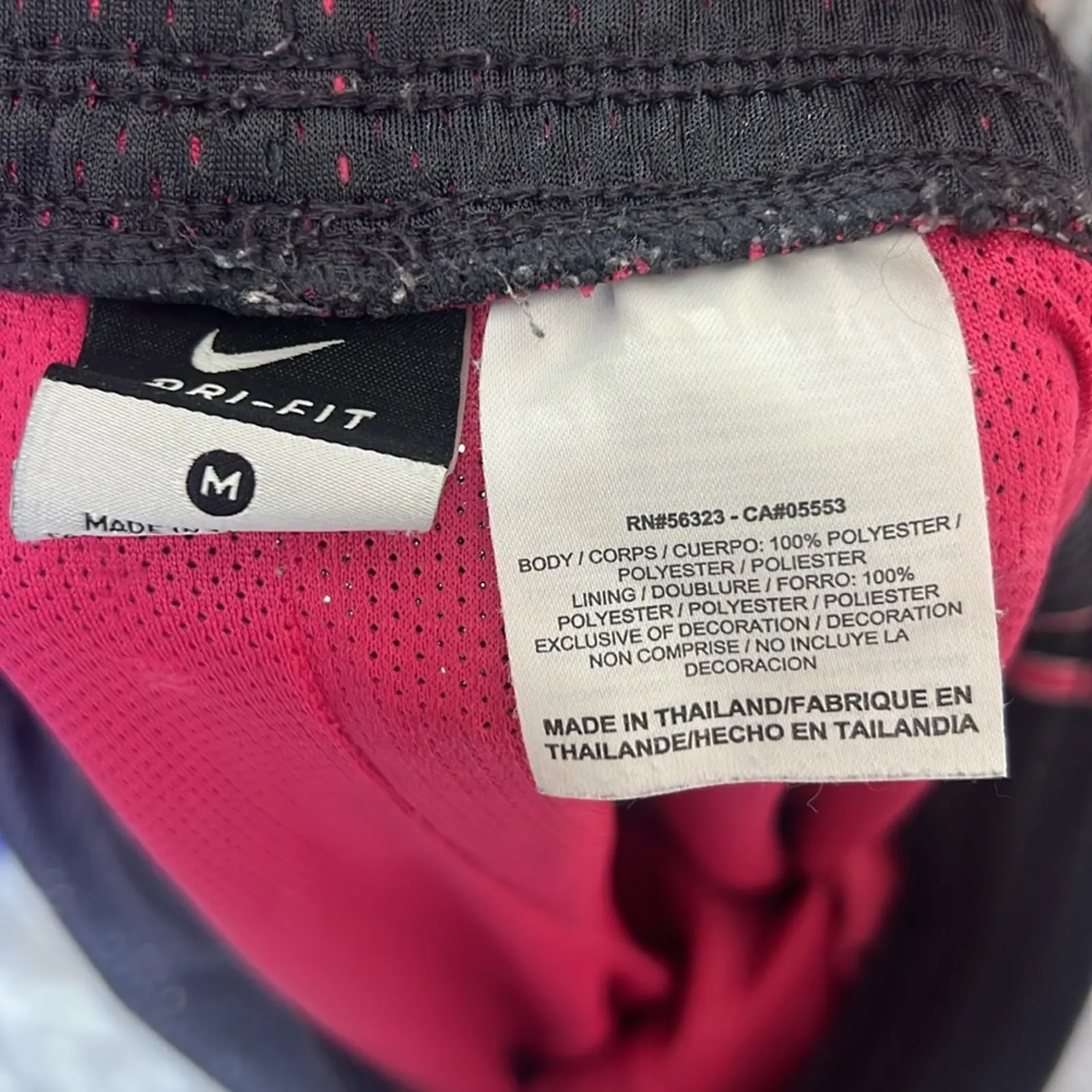 Nike Running Shorts Womens M Purple Mesh Perforated Sporty Athleisure Retro Gym - Image 4