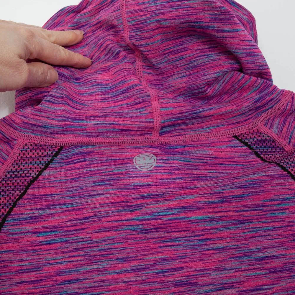 IAB MFG Pink Full Zip Contour Hoodie Jacket Womens Size‎ Medium - Image 9