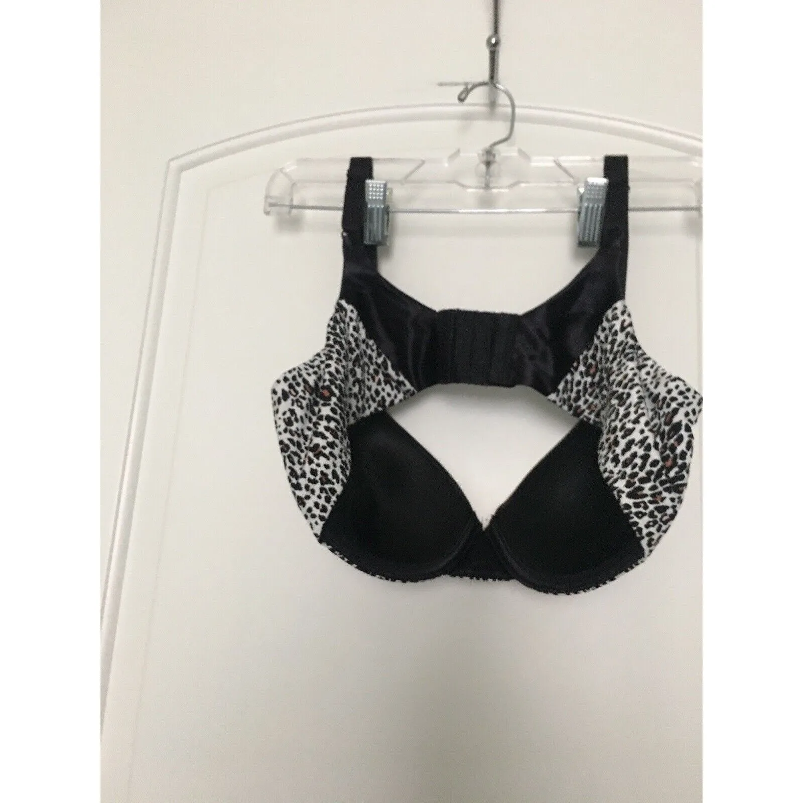 Vanity Fair Women's Leopard Print Underwire Bra Lace Cup Size 36 C - Image 7