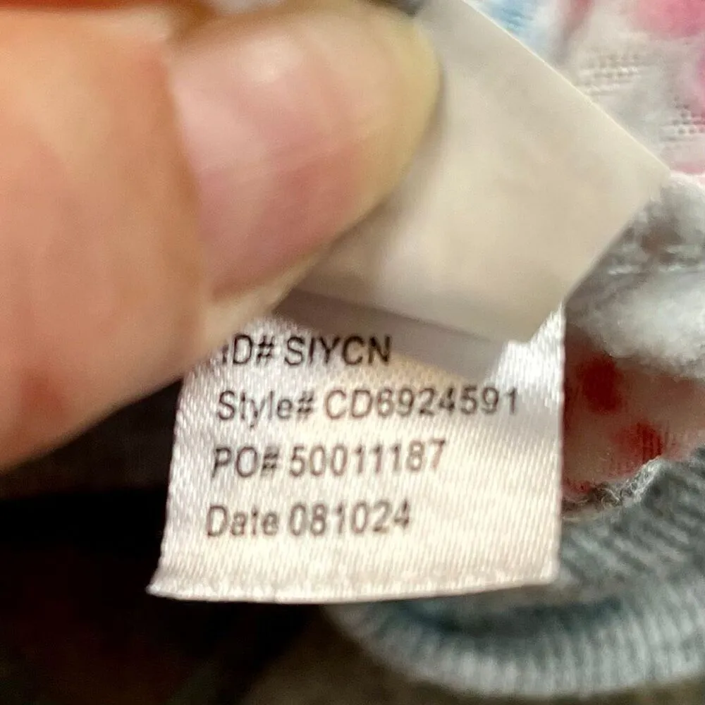 Cuddl Duds Honeycomb Fleece Pajama Top & Pajama Joggers Set Cream Fairisle PXL - Image 6