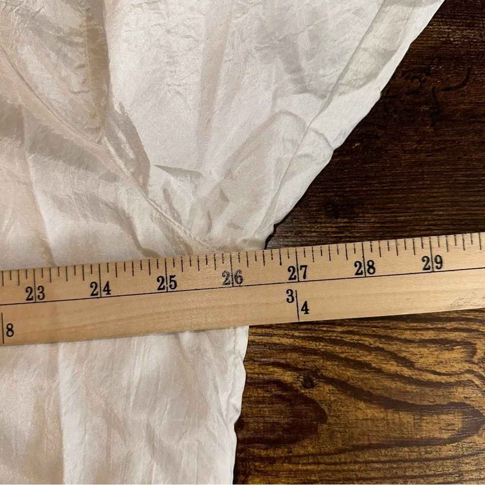 Maggie Barnes Jacket Womens XL 1X White Nylon Vintage Sun Hoodie Windbreaker - Image 6