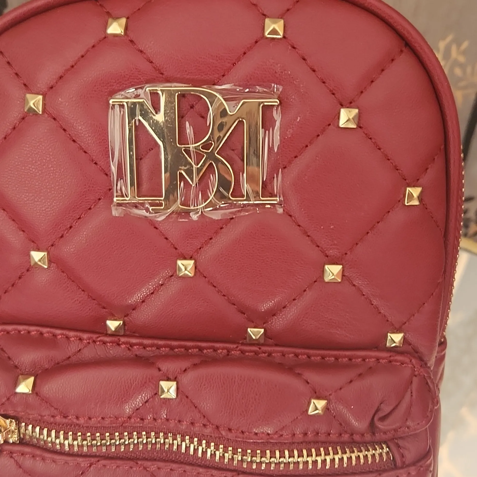 Badgley Mischka studded mini backpack NWT - Image 3