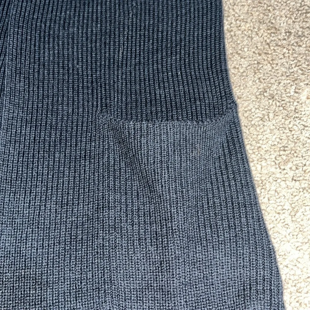 Wilfred Aritzia Dunkirk Merino Wool Long Sweater Vest Duster Ashen Grey Small - Image 5