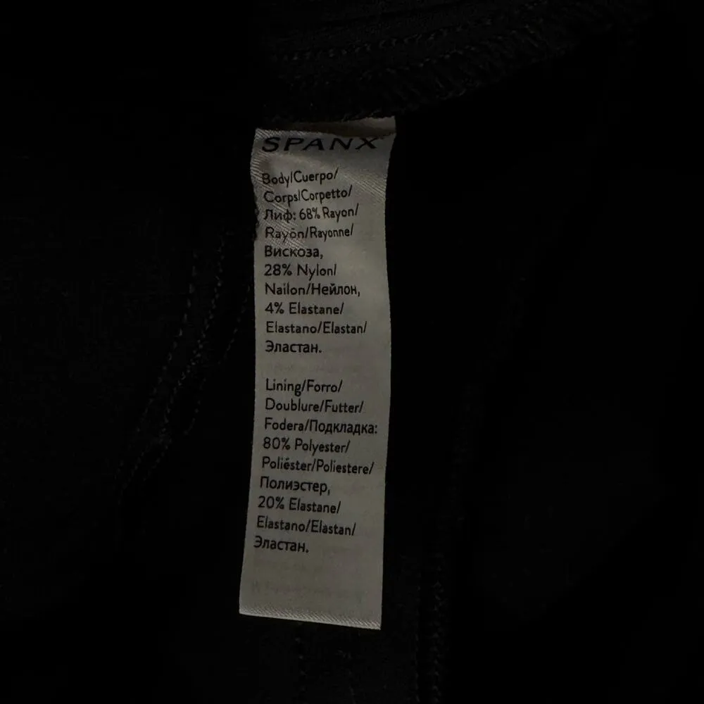 SPANX Small Ponte Slim Straight Pants Pull-On Stretch Hi-Rise Perfect Fit Black - Image 7