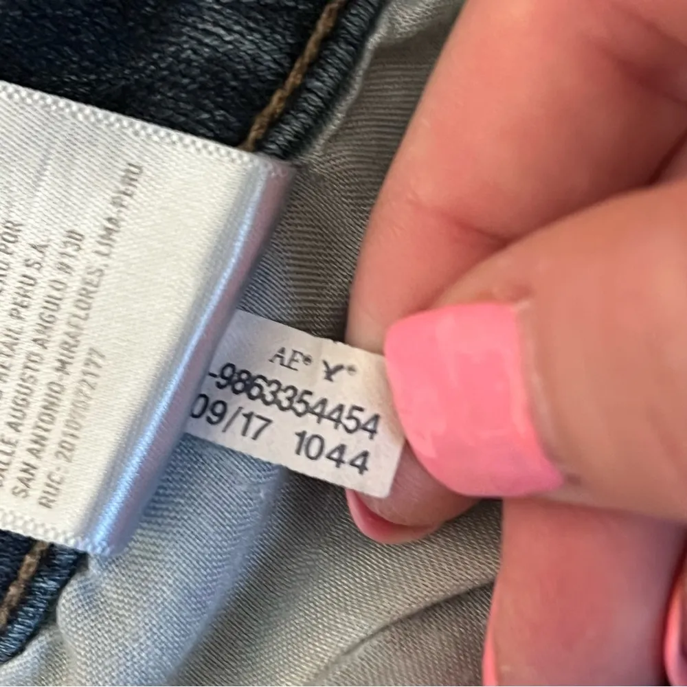 American Eagle Outfitters Super Stretch X4 Denim Jeggings Medium Wash 00 Short - Image 9