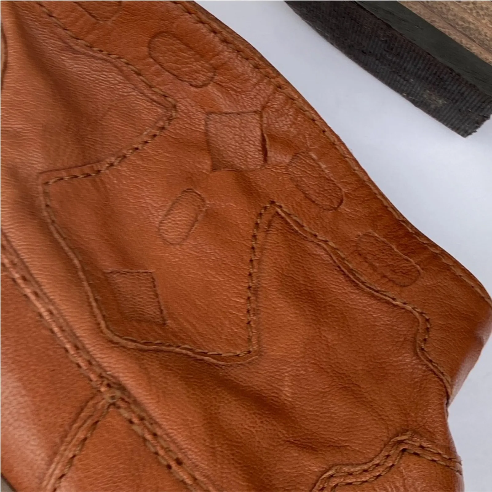 Nine West 8.5 booties Vintage American Ankle boots leather 8.5 Cowboy Boho RARE - Image 10