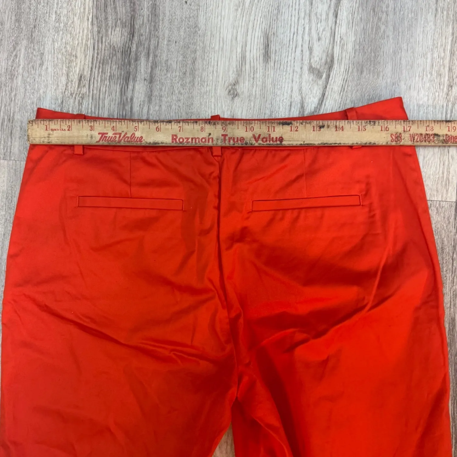 Lauren Ralph Lauren RLX Active Women's Orange‎ Bermuda Shorts Size 10 - Image 6